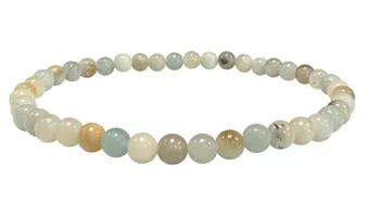 Multicolor-Amazonit-Armband A 4mm Perlen
