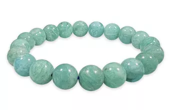 Peru-Amazonit-Armband A 10mm Perlen