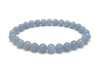 Angelit-Armband A mit 7–8-mm-Perlen
