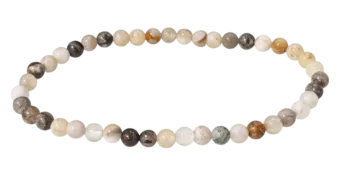 Armband Achatfederperlen 4mm