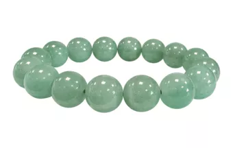 Grüner Aventurin Armband A 10mm Perlen