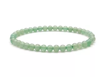 Grüner Aventurin Armband A Perlen 4 mm