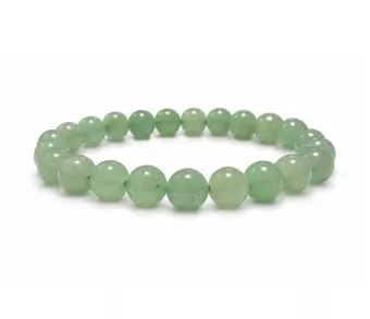 Grüner Aventurin Armband A 8mm Perlen