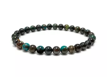 Natürliches Azurit-Malachit-Armband AA 6-7mm Perlen