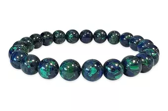 Azurit-Malachit-Armband AAA 8mm Perlen