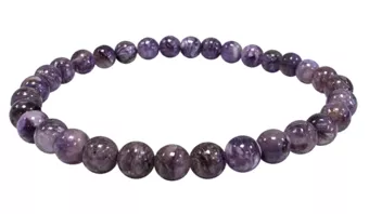 Charoit-Armband A+ 7mm Perlen