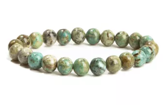 Armband Chrysokoll A Perlen 8mm