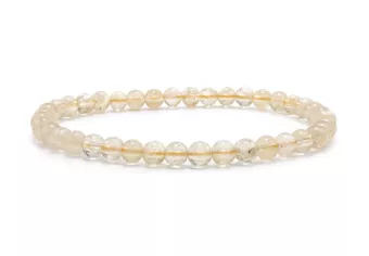Armband aus natürlichem Citrin AB 4-5mm Perlen