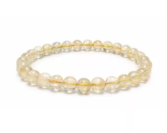 Armband aus natürlichem Citrin A mit 6-7-mm-Perlen