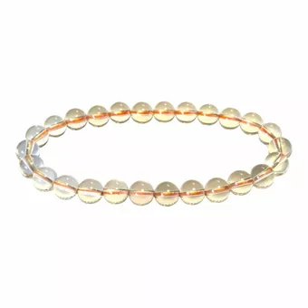 Armband aus natürlichem AAA-Citrin mit 7-mm-Perlen