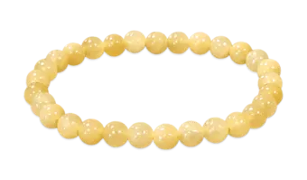 Armband Orange Calcit A+ Perlen 6mm