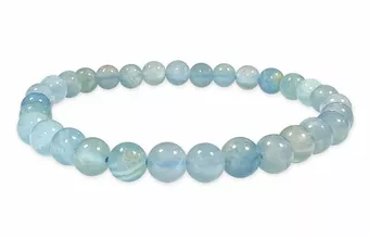 AAA-blaues Calcit-Armband mit 5,5-mm-Perlen
