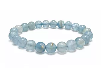 Blaues Calcit-Armband AAA mit 8-mm-Perlen