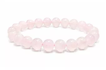 Rosa Calcit AA Perlenarmband 8mm