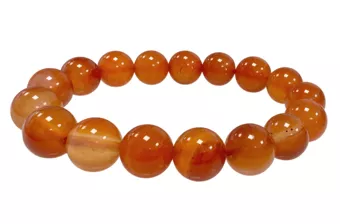 Karneol-Armband A 12mm Perlen