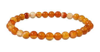 Karneol-Armband A 6mm Perlen