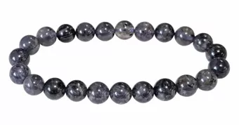 Armband Cordierit Lolite A Perlen 8mm