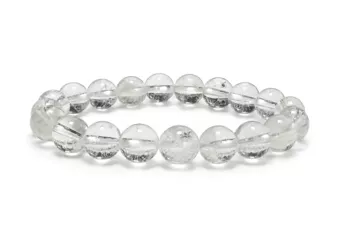 Bergkristall-Armband AB 10mm Perlen
