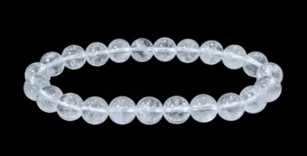 Bergkristall-Armband AB 8mm Perlen