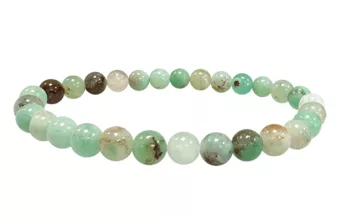 Chrysopras-Armband A 6-mm-Perlen