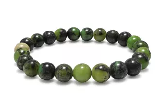 Zitronen-Chrysopras-Armband AB 8mm Perlen
