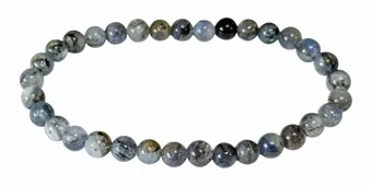 Armband aus natürlichem blauem Kyanit mit 5,5 mm Perlen