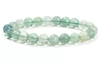Grünes Fluorit-Armband A 8mm Perlen
