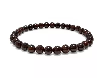 Roter Granat Armband 6mm Perlen