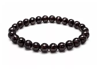 Roter Granat-Armband AA 8-9mm Perlen