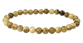 Grüner Grossular-Granat-Armband A 6mm Perlen
