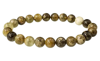 Grüner Grossular-Granat-Armband A 8mm Perlen