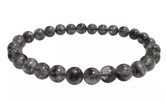 Herkimer-Kristallarmband A 5,5–6,5 mm großen Perlen