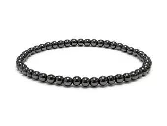Hämatit Armband A 4mm Perlen