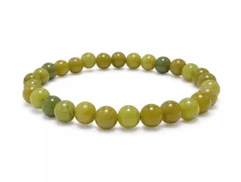 Kanadischer Jade Armband A Perlen 6 mm