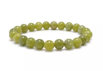 Kanadischer Jade Armband AB Perlen 8 mm