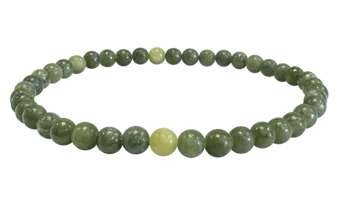 Armband Jade Nephrite A Perlen 4mm