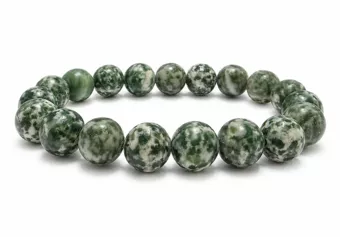 Grünes Jade-Armband AB 10mm Perlen