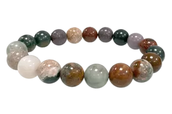 Ozean Jaspis A Perlen Armband 10mm