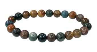 Ozean Jaspis A Perlen Armband 8mm