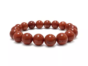 Rotes Jaspis-Armband A 10mm Perlen