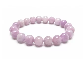 Kunzit-Armband A+ mit 10–11-mm-Perlen