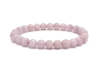 Kunzit-Armband AA mit 7–8-mm-Perlen