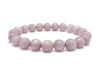 Kunzit-Armband A+ Perlen 9–10 mm