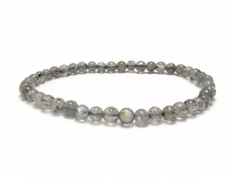 Labradorit A Armband mit 4-5-mm-Perlen