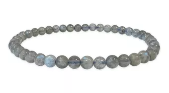 Labradorit-Armband AA mit 3–4-mm-Perlen