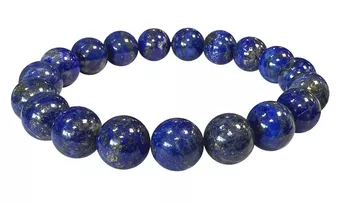 Lapislazuli-Armband A 10mm Perlen