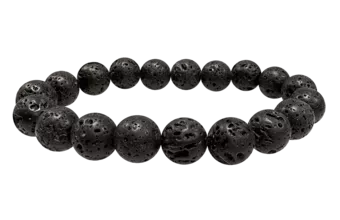 Lava-Stein Armband AB 10mm Perlen