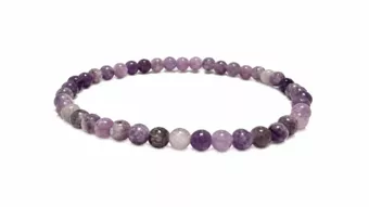 Lepidolith A Armband mit 4-5-mm-Perlen