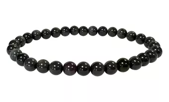 Rainbow Himmelsauge-Obsidian Armband AA 6mm Perlen