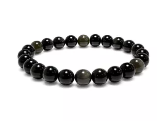 Rainbow Himmelsauge-Obsidian Armband AA 8mm Perlen